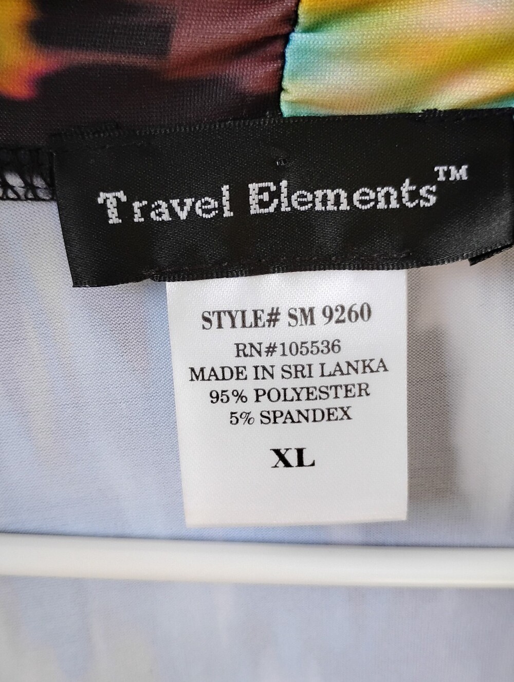 Colorful Abstract Open Front Drape Cardigan - Picture 3 of 14